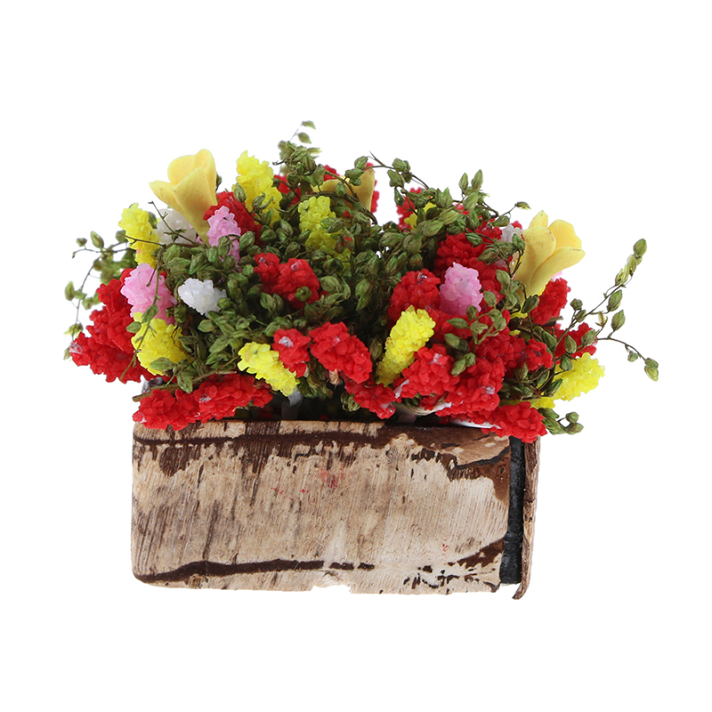 Terracotta Pot - 1 szt. Mini krzew kwiatowy miniaturowe