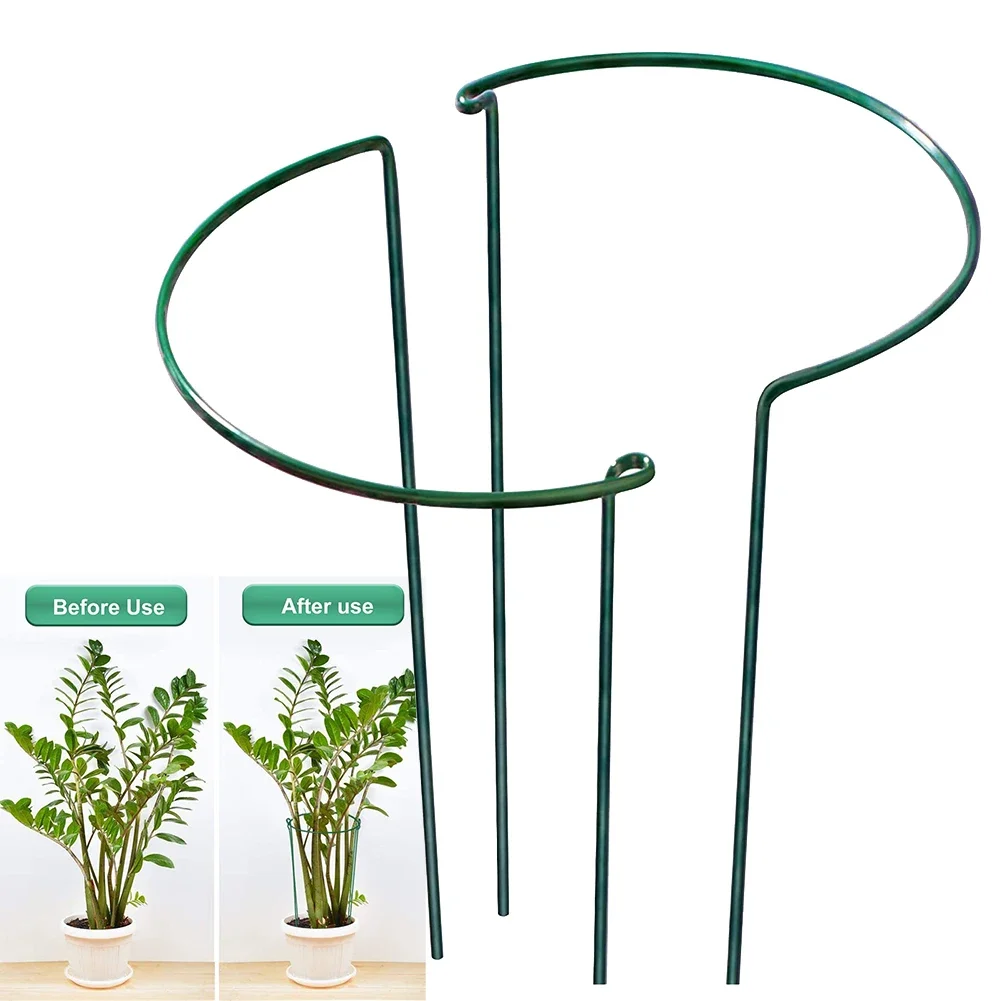 Plant Support Stake - 2szt Solidne metalowe słupki podporowe do