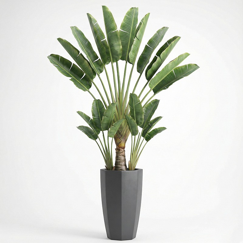 Fiddle Leaf Fig - Wysokiej jakości plastikowy sztuczny bonsai figowiec