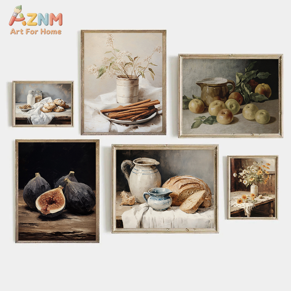Pothos - AZNM Vintage Neutralny Obraz na Płótnie