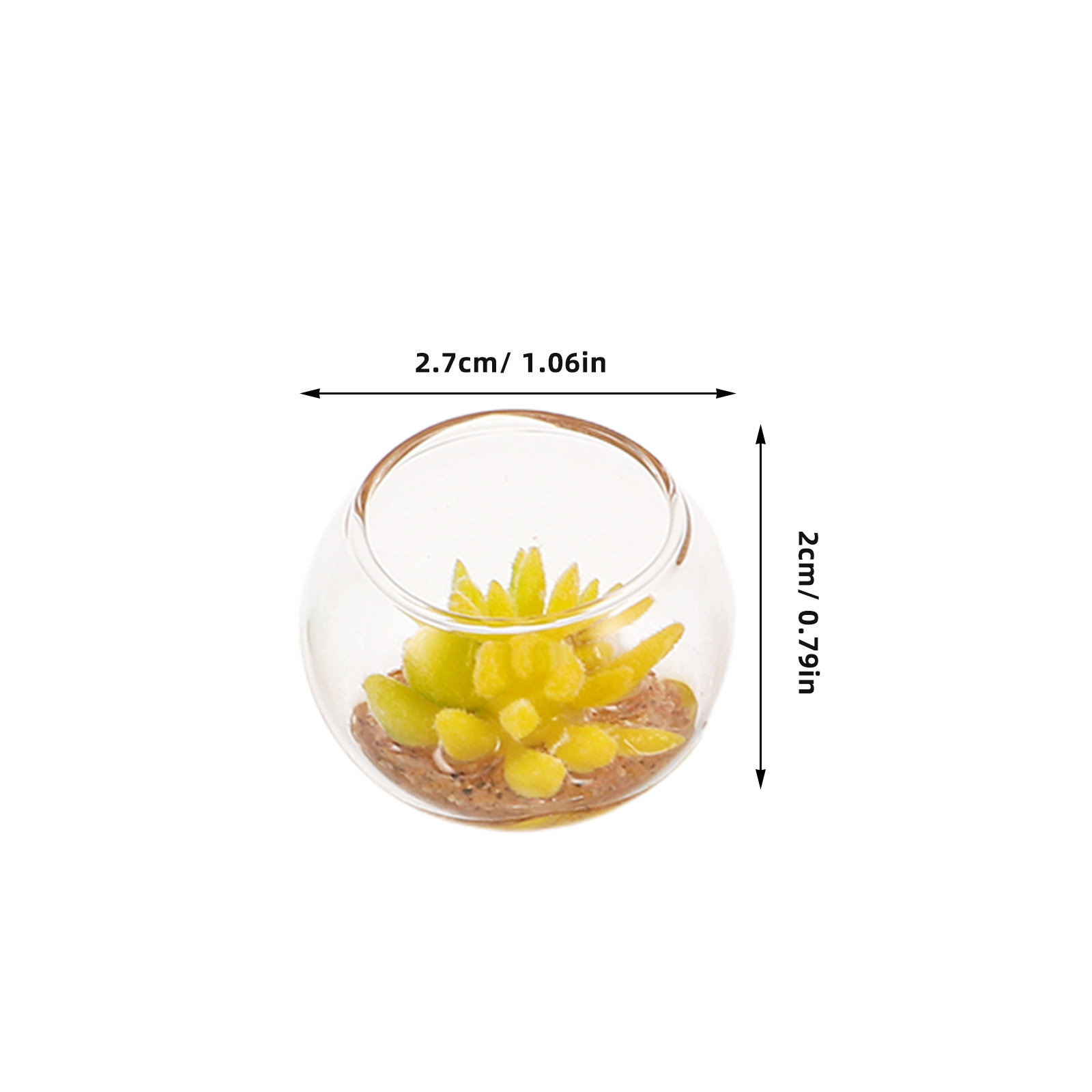 Miniaturowe szklane doniczki,  – Plant Pot recenzja i cena