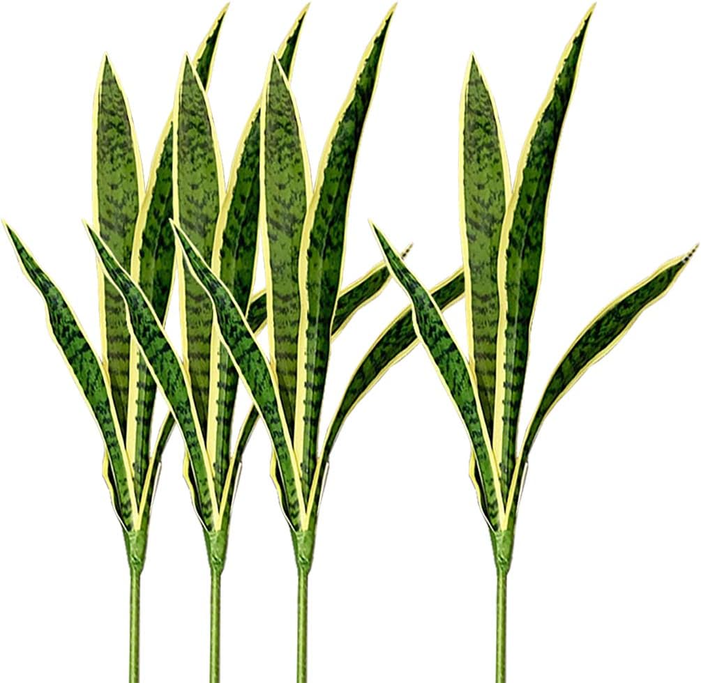 4 PCS Fake Artificial Snake Fa – Snake Plant recenzja i cena