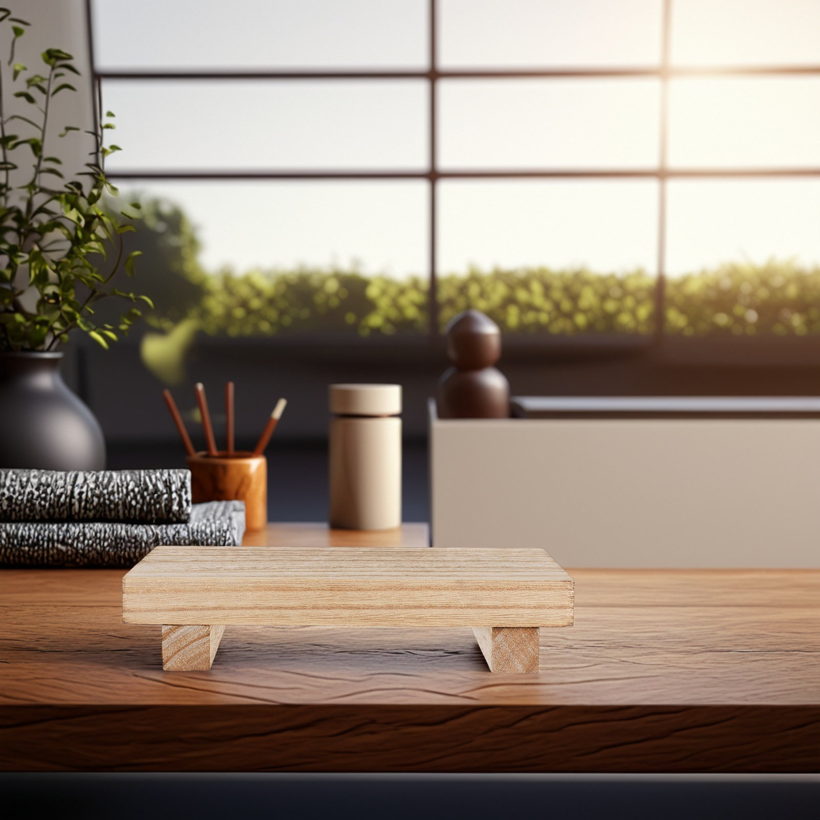 Mały drewniany stojak na podst – Indoor Plants recenzja i cena